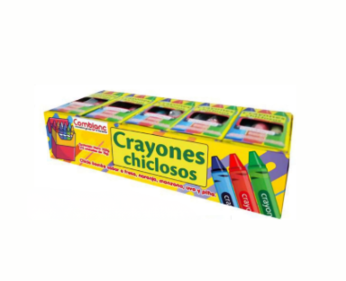 Chicles crayones chiclosos x24 und