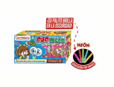 Bombon ojo neón x15 und