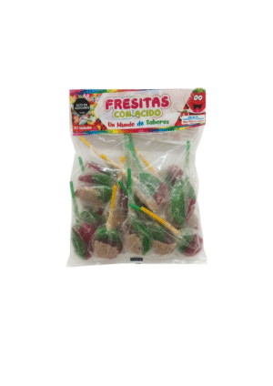 Chupeta fresitas con ácido x30 und