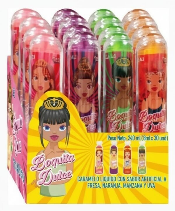 Caramelo líquido boquita dulce x30 und