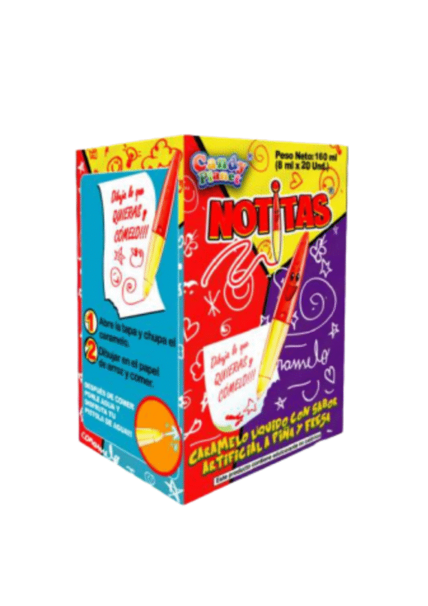 Caramelo líquido notitas x20 und de 8ml