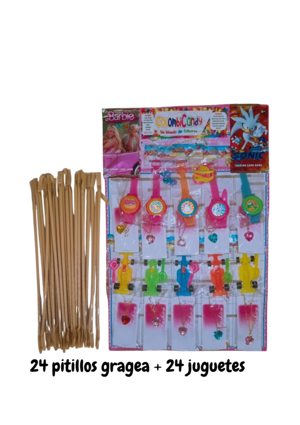 Sorpresas + pitillos x24 und